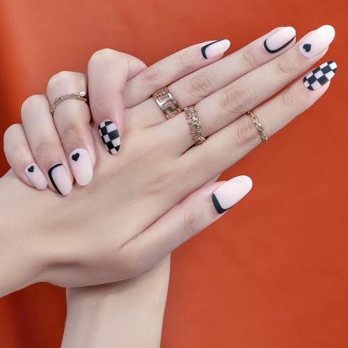 90s Retro Acrylic Nails Set for Fun Stylish Looks - Image 5