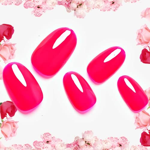 Retro 90s Acrylic Nail Tips Set - 24 Count for Nostalgic Styles
