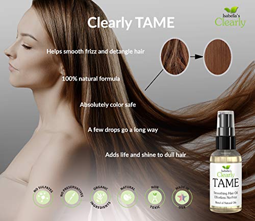 99% Natural Anti-Frizz Hair Treatment for Smooth Manageable Hair 8 oz - Image 2