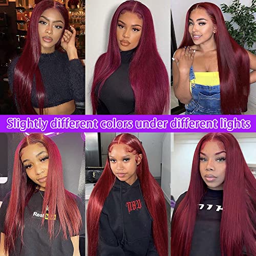 99J Burgundy 100g 10A Grade Human Hair Weave Bundles for Full Natural Styles - Image 7