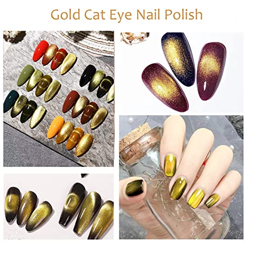 9D Cateye Gel Polish 15ml - Magnetic Long-Lasting, Eye-Catching Nail Color - Image 3