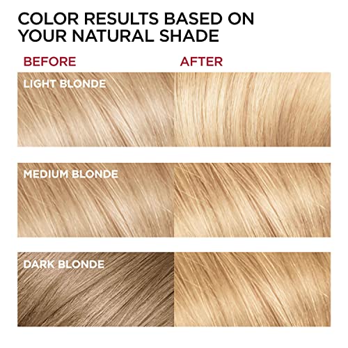 Light Golden Blonde Hair Color 9g with Argan Oil for Smooth Shiny Hair - Image 4