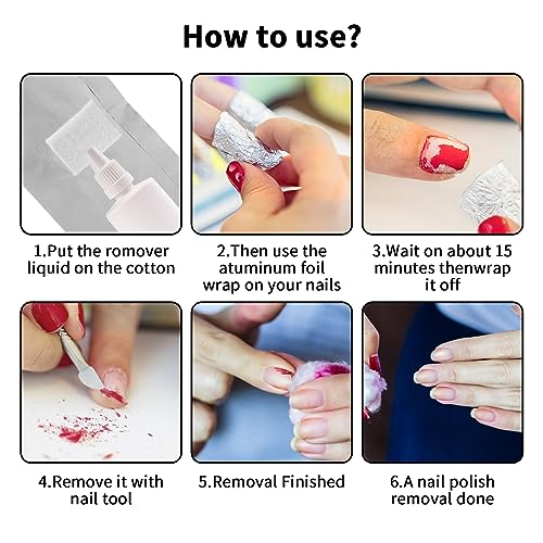 8 oz Acetone Nail Polish Remover for Effortless Acrylic Nail Removal - Image 4