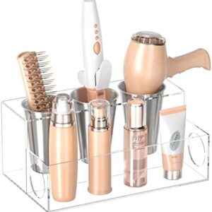 Acrylic Brush Holder: Clear Organizer for Hair Brushes