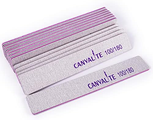 Acrylic Nail File Kit for Safe and Easy Home Use 100/180 Grit