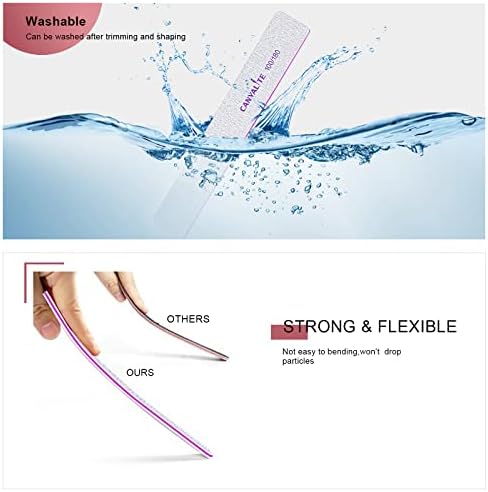 Acrylic Nail File Kit for Safe and Easy Home Use 100/180 Grit - Image 4