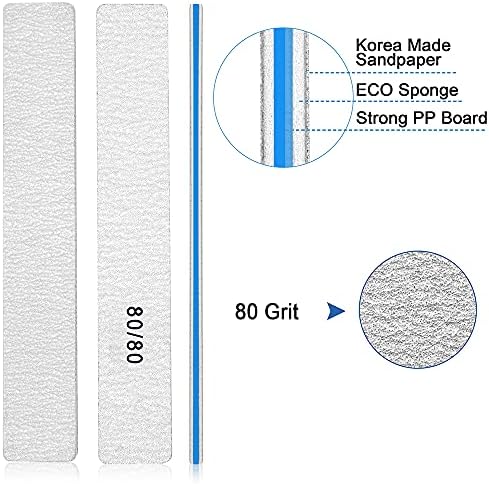 Acrylic Nail Filing Guide for Perfect Shaping - 10-Piece Set - Image 2