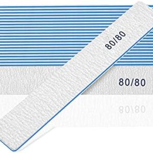 Acrylic Nail Filing Guide for Perfect Shaping - 10-Piece Set