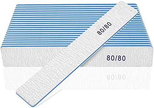 Acrylic Nail Filing Guide for Perfect Shaping - 10-Piece Set