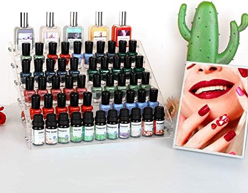 24 Bottle Acrylic Nail Polish Holder Organizer Display Stand Clear - Image 6