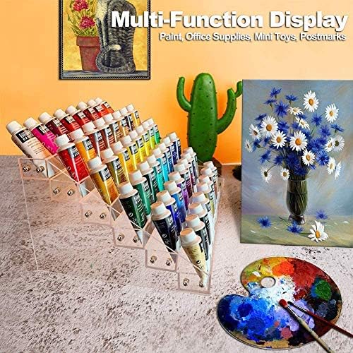 24 Bottle Acrylic Nail Polish Holder Organizer Display Stand Clear - Image 5