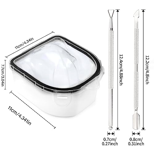 Professional Acrylic Nail Removal Kit with Acetone for Gentle Home Use - Image 4