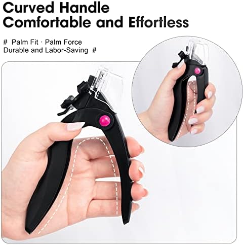 Ergonomic Acrylic Nail Cutter Tool for Professionals, Sharp Blades, Stainless Steel - Image 4