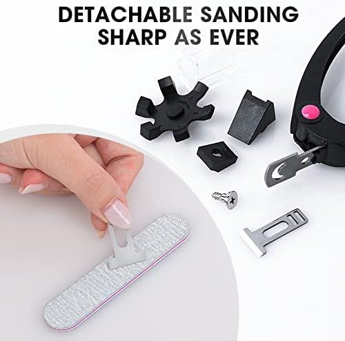 Ergonomic Acrylic Nail Cutter Tool for Professionals, Sharp Blades, Stainless Steel - Image 6