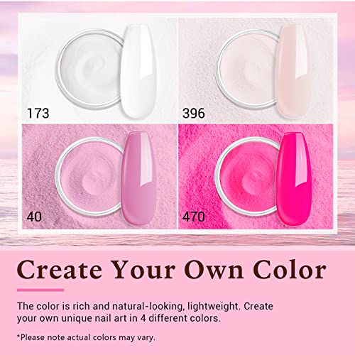 Acrylic Dip Nail Kit with Base and Top Coat for Effortless Application - Image 5