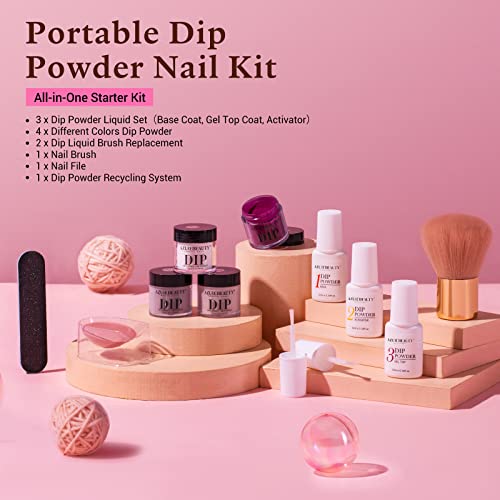 Acrylic Dip Nail Kit with Base and Top Coat for Effortless Application - Image 6