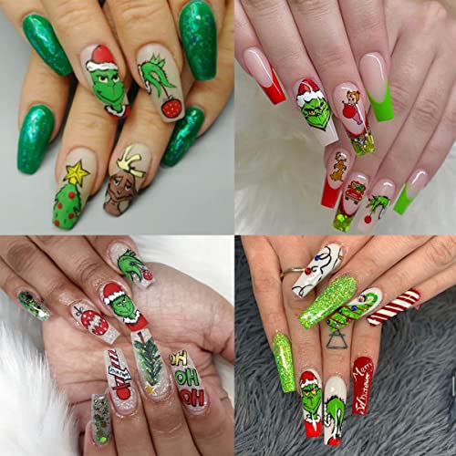 100 Piece Set Acrylic Nails Medium Length for Easy Application and Long-Lasting Wear - Image 2