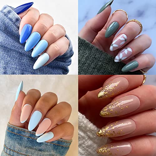 Almond Shape Acrylic Nails for Stylish and Elegant Nail Designs - Image 2