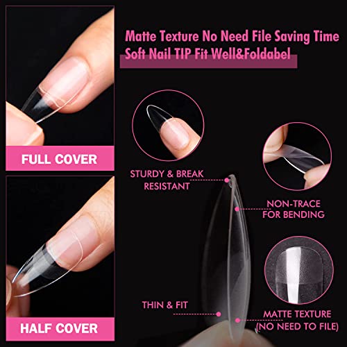 Almond Shape Acrylic Nails for Stylish and Elegant Nail Designs - Image 4