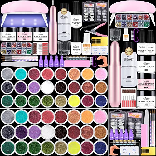 Acrylic Nails Liquid and Powder Mix Set for Professional Nail Art 30g