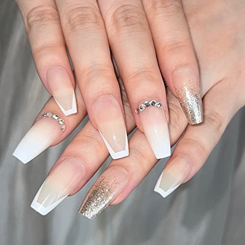 Acrylic Nails Set for Salon-Quality Manicure - 30 Pieces, Easy Application