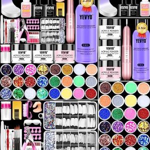 Acrylic Nails Starter Kit for Beginners with Essential Tools and Supplies