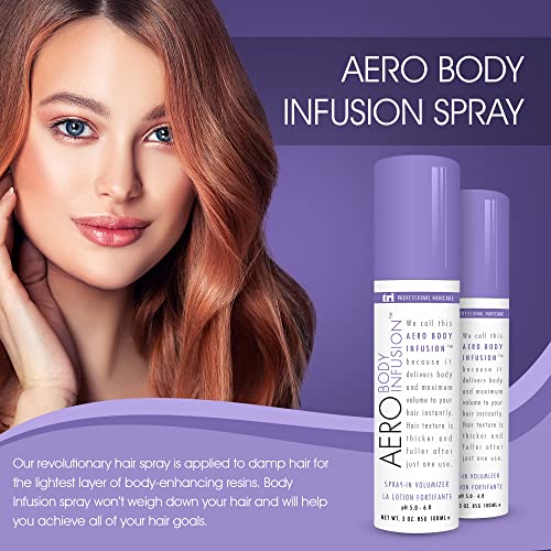 Aerogel Strong Hold Hair Spray Lightweight Formula 8 oz Capacity - Image 2