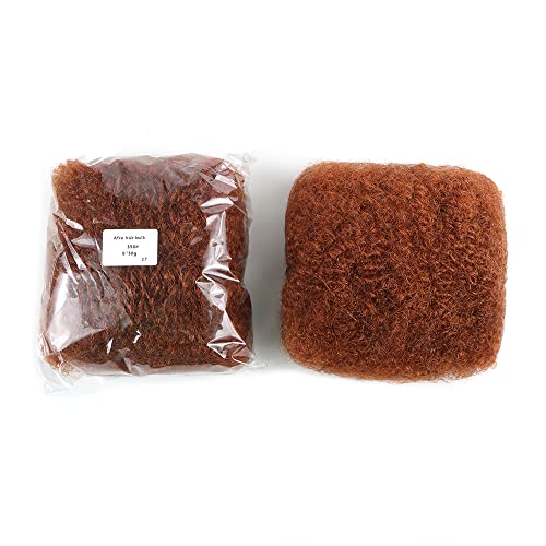 16 Inch 200g 100% Remy Human Hair Afro Bulk Extensions Natural Texture