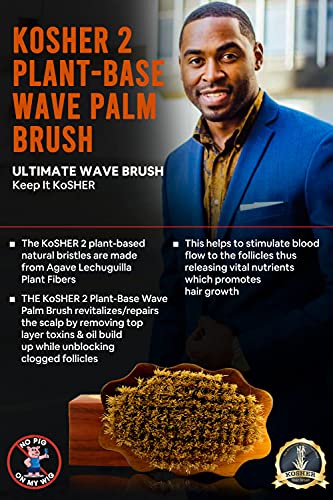 Sustainable Agave Bristle Hair Brush for Natural Eco-Friendly Haircare - Image 5