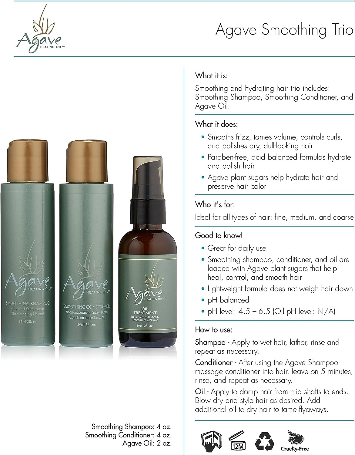 Agave Hair Conditioner ? Nourishing and Hydrating Formula - Image 4