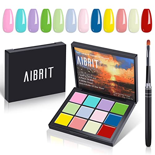 Aibrit Gel Polish: Long-lasting, chip-resistant, vibrant colors.