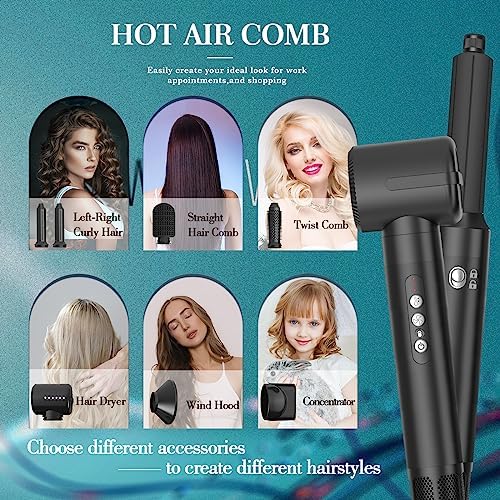 Pro Air Wrap Blow Dryer for Fast Drying and Easy Styling, Lightweight Design - Image 3