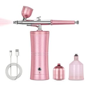 Airbrush polish for flawless nails.