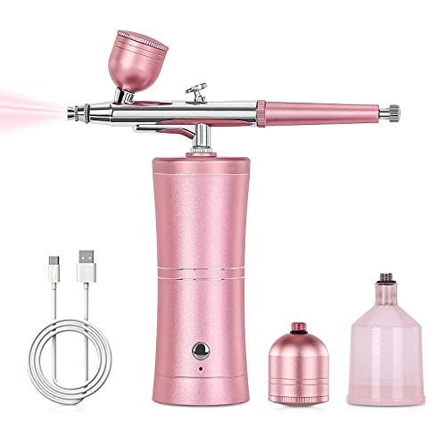 Airbrush polish for flawless nails.