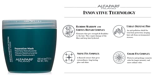 Alfaparf Hydrating Hair Mask for Dry Hair 200ml Deep Moisture Treatment - Image 4
