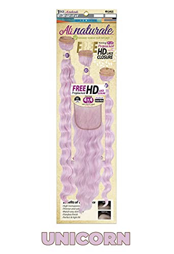 Ali Naturale Organic 18 Inch Remy Human Hair Extensions Natural Color - Image 6