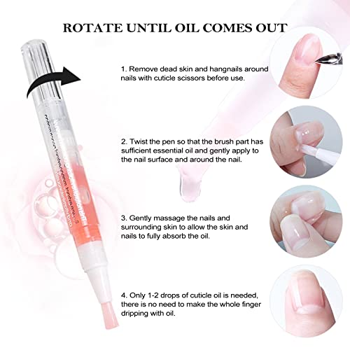 Nourishing Almond Oil Pen for Nails and Cuticles, 0.5 fl oz - Image 2