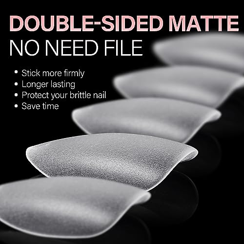 24 Pcs Almond Tip Acrylic Press-On Nails Set for Effortless Manicure - Image 2