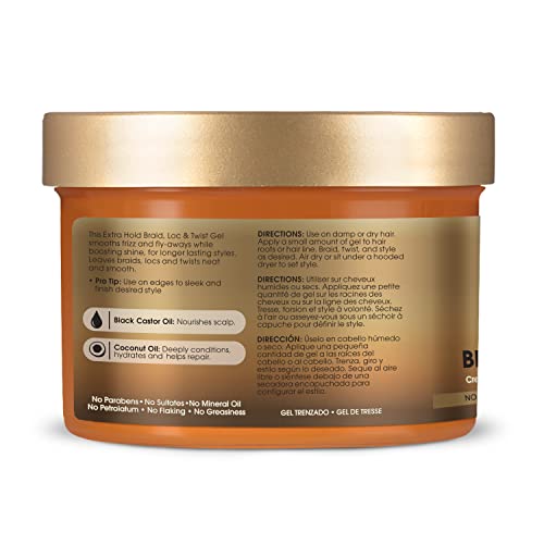 Creme of Nature 8 oz Aloe & Black Castor Oil Leave-In Conditioner - Image 8