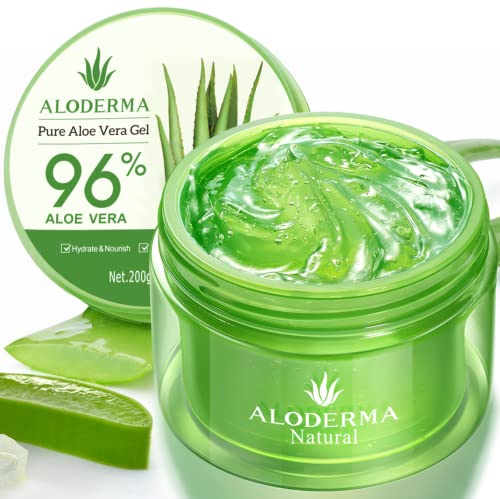 Natural Aloe Vera Hair Gel 8 oz for Healthy Hair and Enhanced Shine Styling