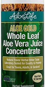 100% Aloe Vera Juice Leave-In Conditioner 8 oz for Moisturizing and Detangling Hair