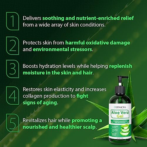 Natural Aloe Vera Hair Styling Gel 8 oz for Flexible Hold and Healthy Shine - Image 4