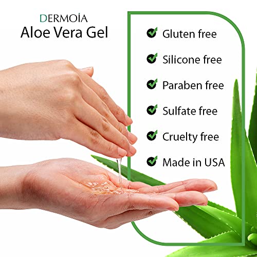 Natural Aloe Vera Hair Styling Gel 8 oz for Flexible Hold and Healthy Shine - Image 5