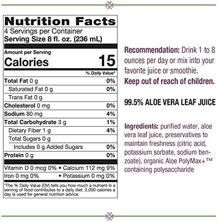 Nourishing Aloe Vera Juice Leave-In Conditioner 8 oz Natural Hydrating Hair Treatment - Image 3