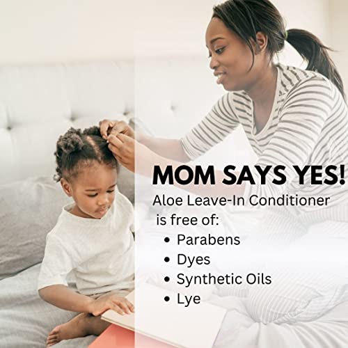 8 oz Aloe Vera Rice Water Leave-In Conditioner Recipe for Soft Healthy Hair - Image 7