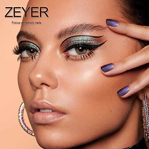24-Piece Amethyst Acrylic Nail Set with Various Sizes for Stunning Manicures - Image 6