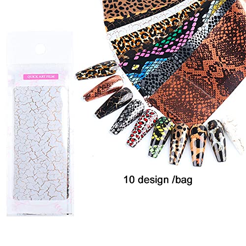 Animal Print Acrylic Nails Set for Stylish Manicure - 24 Pieces, Easy Application - Image 6