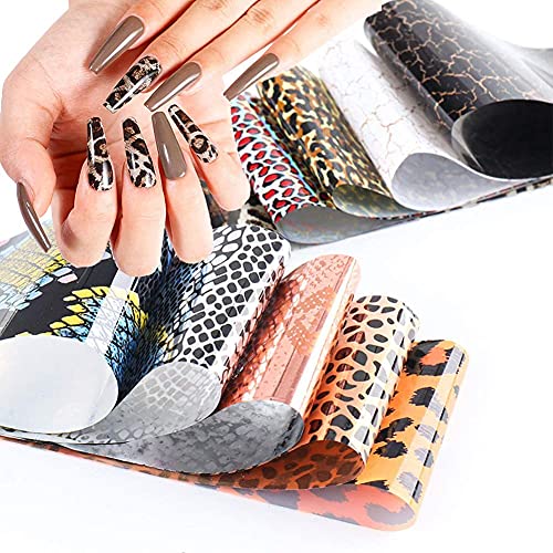 Animal Print Acrylic Nails Set for Stylish Manicure - 24 Pieces, Easy Application - Image 3
