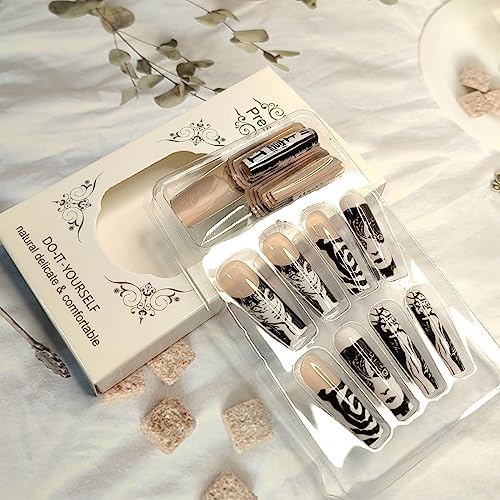 24-Piece Anime-Themed Acrylic Nails Set for Stylish, Unique Nail Art Designs - Image 3