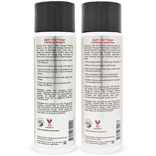 Apple Cider Vinegar Hair Conditioner 16 oz for Soft Shiny Hair - Image 2